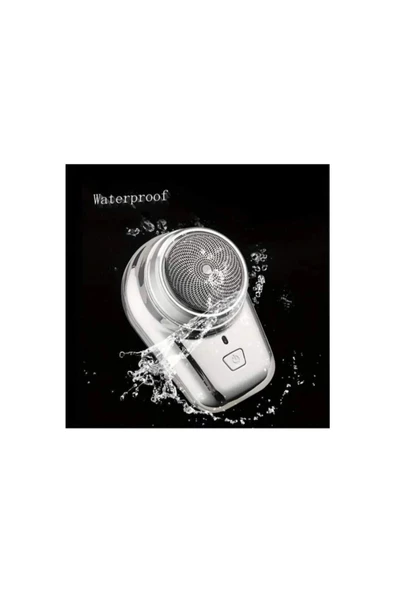 Mini Shaver Sıfır Sakal Taşınabilir Şarjlı Tıraş Makinesi Ipx6 Korumalı (4172) alithestereo