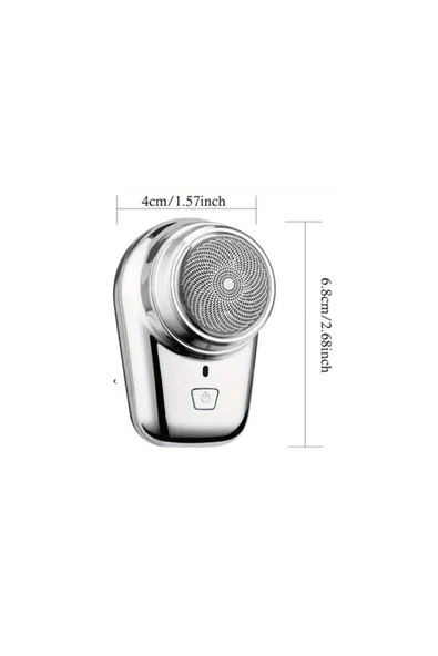 Mini Shaver Sıfır Sakal Taşınabilir Şarjlı Tıraş Makinesi Ipx6 Korumalı (4172) alithestereo - 2