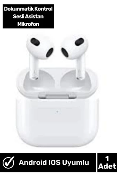 3. Nesil Tüm Telefonlar Ile Uyumlu Bluetooth 5.0 Kulakiçi Kulaklık Premium ürün görseli