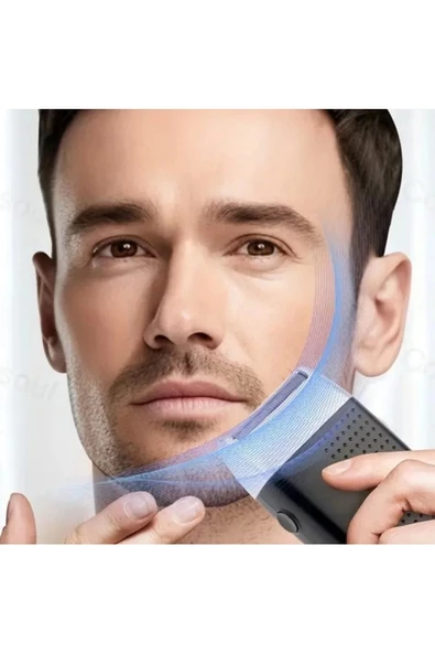 Sakal Insua Black Pro Series Şarjlı Taşınabilir Seyehat Sakal Ense Makinesi Günlük Tıraş Makinesi M - 3