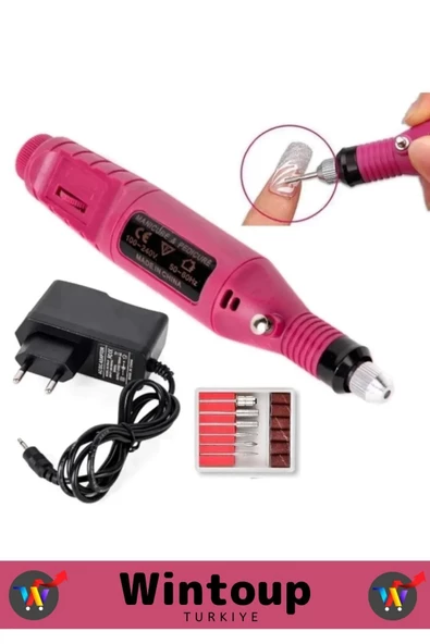 Özel Seri Elektrikli 12v Tırnak Törpü Seti Manikür Pedikür