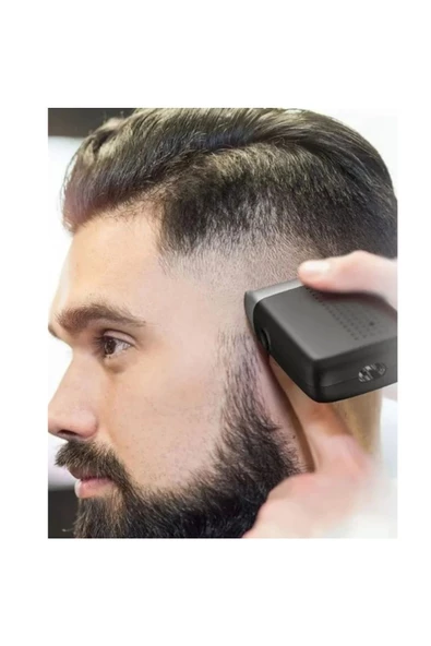 Sakal Insua Black Pro Series Şarjlı Taşınabilir Seyehat Sakal Ense Makinesi Günlük Tıraş Makinesi M - 4