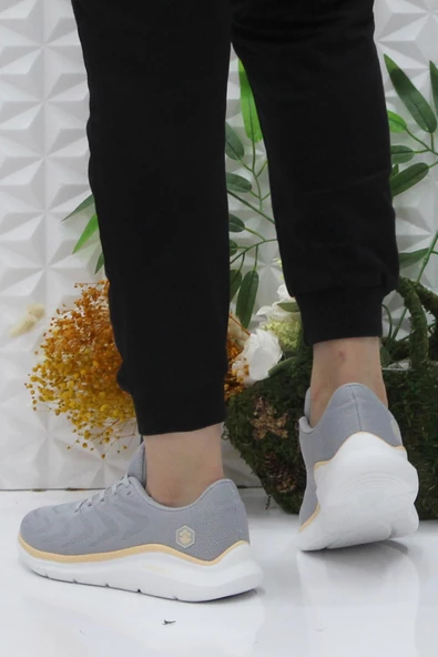 Lumberjack Inna Gri Rahat Hafif Orijinal Ürün Kadın Spor Ayakkabı - Resim 4