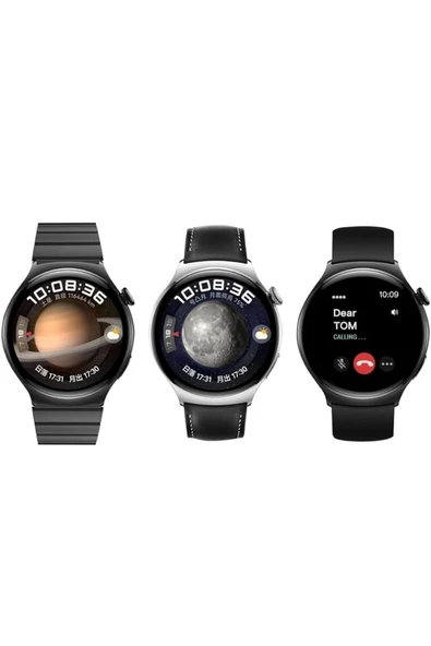 Tüm Telefon Modelleriyle Uyumlu 3 Kordonlu Android IOS Akıllı Saat AMOLED Ekran Smart Watch - Resim 2