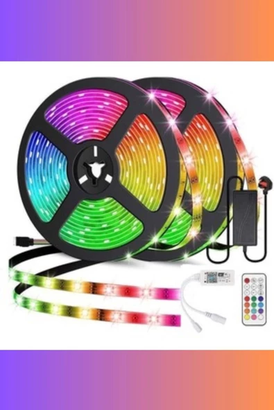 5 Metre Şerit Led Işıklı Kir Tutmaz Yapışkanlı Bant - 2
