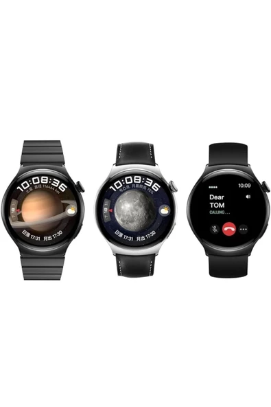 Akıllı Telefon Uyumlu 3 Kordonlu Android IOS Akıllı Saat AMOLED Ekran Smart Watch - Resim 2