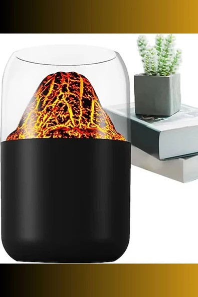 Ultrasonik Hava Nemlendirici Alev Işığı Nemlendirici - 2