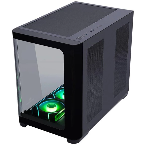 GAMEBOOSTER GB-G2851BB SEA WIEW 7-RGB FANLI GAMING MID-TOWER PC KASASI - Resim 3
