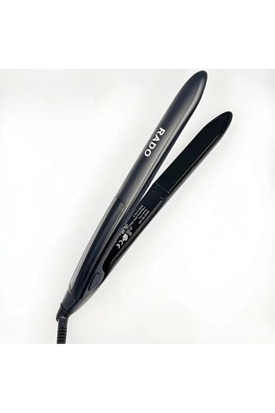 Siyah Rado Profesyonel Ceramic Saç Düzleştirici 250 Derece Seramik Plaka C 220 - 240 V 2 Yıl - 2