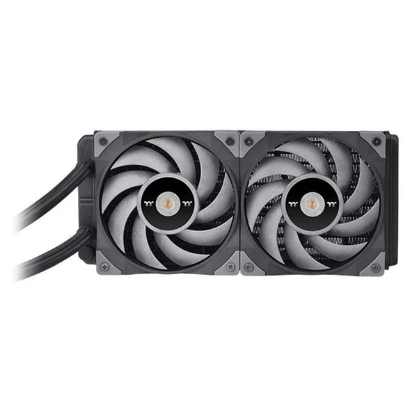 THERMALTAKE 240MM TOUGHLIQUID ULTRA 240 CL-W322-PL12GM-A RGB LCD EKRANLI AM5-1700P SIVI SOĞUTMALI İŞLEMCİ FANI - 2