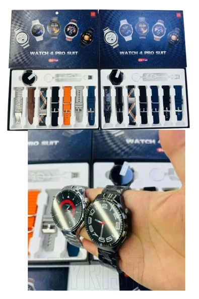 Pro Suit 7 Kordon Yuvarlak Kasa Akıllı Saat Sesli Görüşme Nfc Ios-android Uyumlu Full Hd ürün görseli