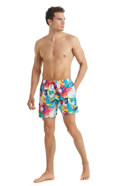 Blackspade 10424 Erkek Çok Renkli Şort Mayo - Resim 4