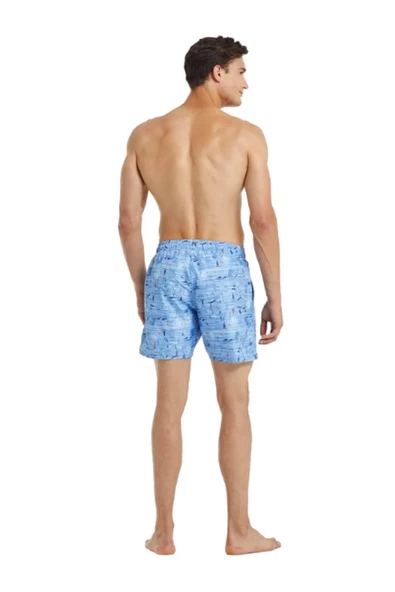 Blackspade 10037 Erkek  Şort Mayo - Mavi - Resim 4