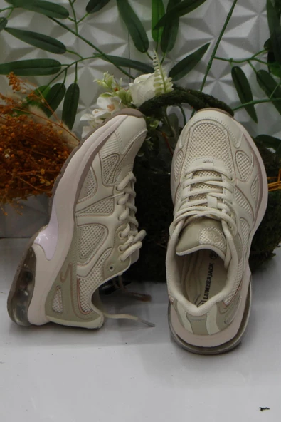 Lumberjack Matılda Bej Rahat Air Taban Orijinal Ürün Kadın Spor Ayakkabı - Resim 5