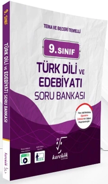 9. Sınıf Türk Dili ve Edebiyatı Soru Bankası Karekök Yayınları