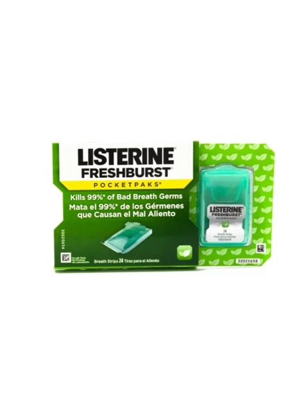 Listerine Ağız Çalkalama Suyu Fresh Burst Pocketpaks x 24 Adet