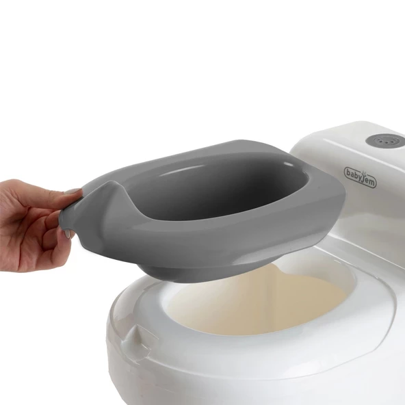 BabyJem Sesli Klozet Lazımlık 863 Beyaz - 5