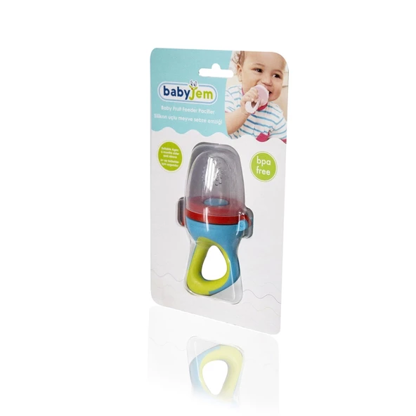 BabyJem Silikon Uçlu Meyve Sebze Emziği 600 Turuncu - 3