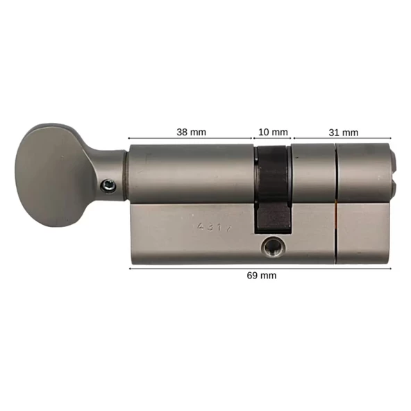 Multlock 7x7 Mandallı Tuzaklı Barel 69 mm - 2