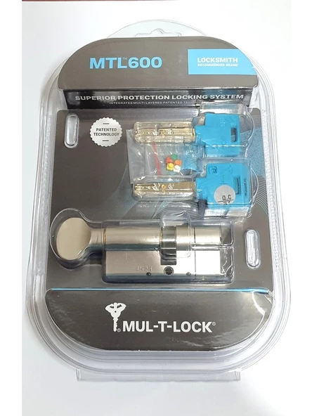 Multlock MTL600 Interactive Yüksek Güvenli Tuzaklı Çelik Takviyeli Mandallı Barel 71 mm - 4