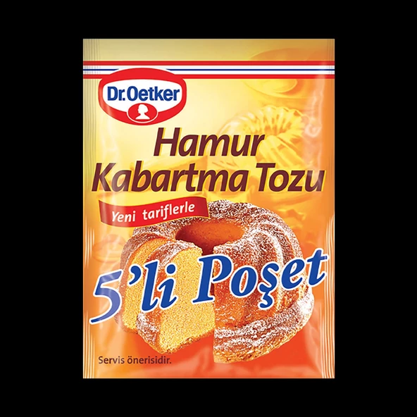 DR OETKER HAMUR KABARTMA TOZU 5 Lİ