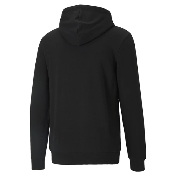 Puma Ess Big Logo Hoodie Erkek Siyah Günlük Stil Sweatshirt 586688-01 - 2