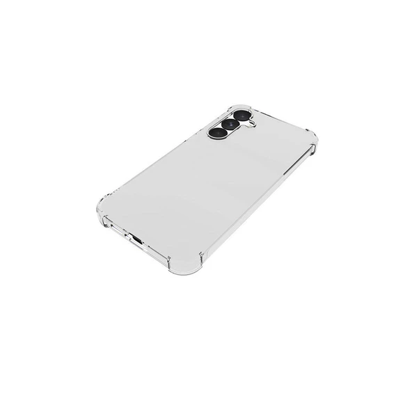 Samsung Galaxy A55 Kılıf Nitro Anti Shock Darbe Emici Köşe Korumalı Şeffaf Silikon Kapak - 5