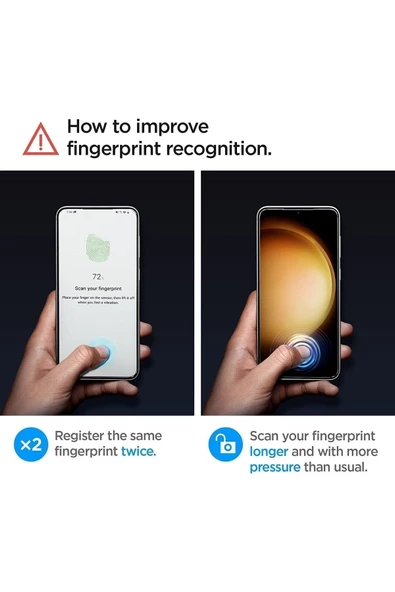 Samsung S23 Nano Ekran Koruyucu Kırılmaz Cam - Ultra Şeffaf - 3