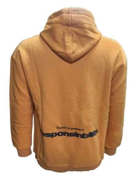 Tarz Cool T01235 Erkek Kapüşonlu Şardonlu Üç İplik Sweatshirt - 2