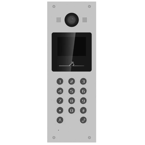 HIKVISION DS-KD3003-E6 INTERCOM SİSTEMİ DIŞ ÜNİTE APARTMAN TİPİ FİZİKİ BUTON - 1