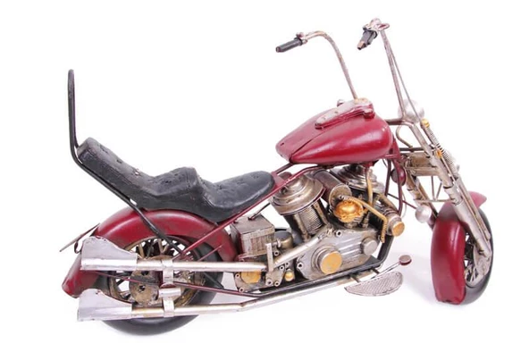 Dekoratif Metal Motosiklet Biblo Dekoratif Hediyelik