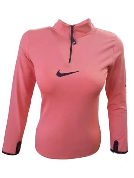 Nike 0740 Kadın Yarım Fermuarlı Dalgıç Sweatshirt