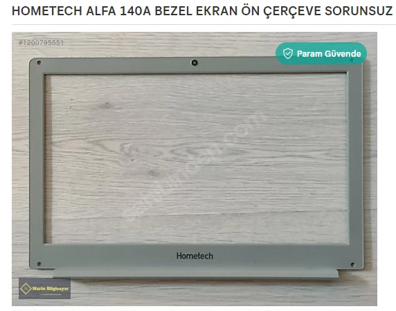 HOMETECH ALFA 140A BEZEL EKRAN ÖN ÇERÇEVE SORUNSUZ