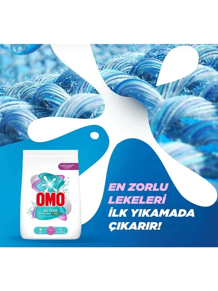 Omo Active Beyazlar ve Renkliler Toz Deterjanı 22.5 kg 150 Yıkama - 6