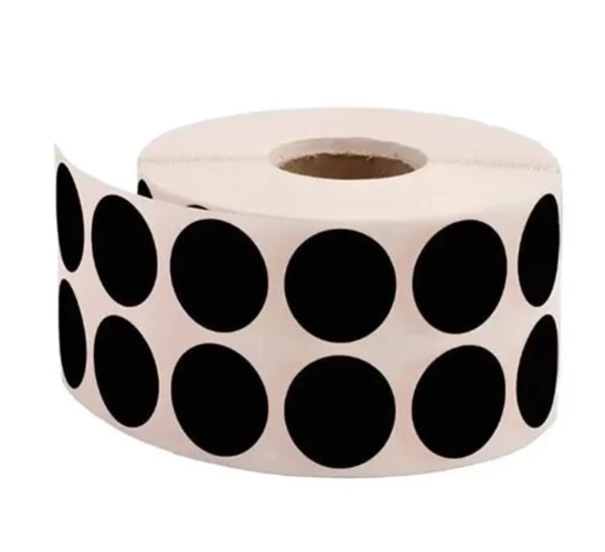 Tanex Nokta Etiket 20Mm 2500Li Siyah