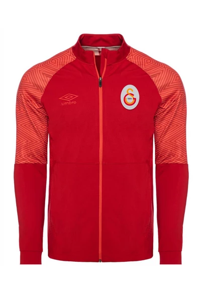Galatasaray Orijinal Lisanslı Tam Fermuarlı Dik Yaka Kırmızı Sweat Hediyelik Ahşap Kutulu - 6