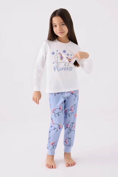 Rolypoly 3477 Kız Çocuk Pijama Takımı