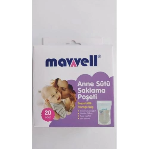 Mavvell Anne Sütü 20 Adet Saklama Poşeti