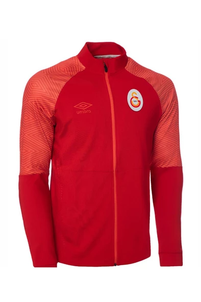 Galatasaray Orijinal Lisanslı Tam Fermuarlı Dik Yaka Kırmızı Sweat Hediyelik Ahşap Kutulu - 4