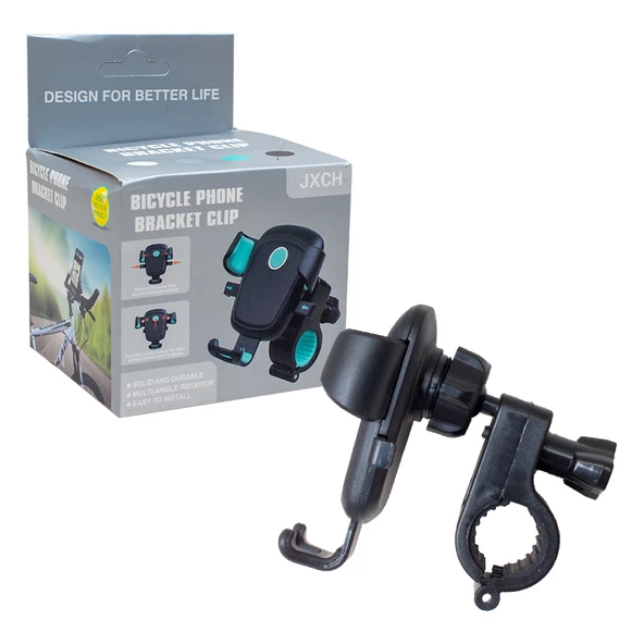Powermaster 6902 Bisiklet Scooter İçin Telefon Tutucu Cep Telefonu Tutacağı - 3
