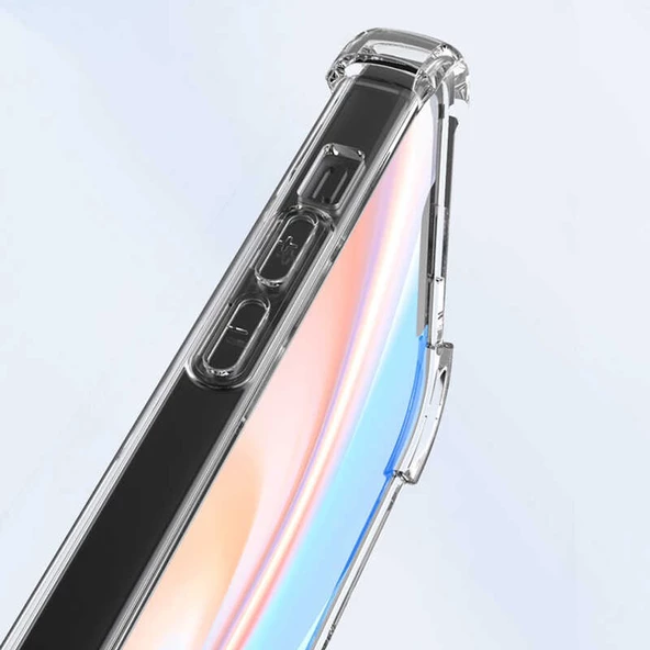 iPhone 14 Pro Kılıf Nitro Anti Shock Darbe Emici Köşe Korumalı Şeffaf Silikon Kapak - 9