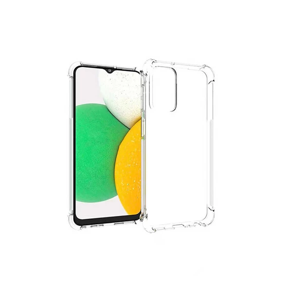 Samsung Galaxy A23 Kılıf Nitro Anti Shock Darbe Emici Köşe Korumalı Şeffaf Silikon Kapak ürün görseli 1