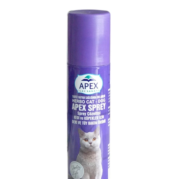 Apex Herbo Deri Ve Tüy Sağlığı Koruyucu Kedi Ve Köpek Spreyi 150 ml