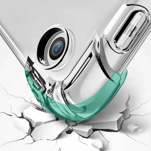 Samsung Galaxy Tab A8 10.5 SM-X200 (2021) Kılıf Zore Tablet Kılıf Nitro Anti Shock Darbe Emici Köşe Korumalı Şeffaf Silikon Kapak - Resim 5