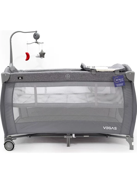 Sunny Baby Vegas Oyun Parkı 70X120 cm 9162 Gri - 2