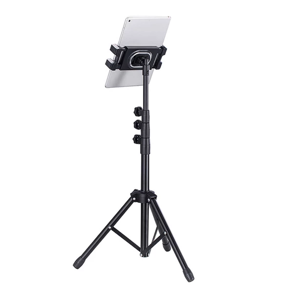 ADV-306 Dört Kademeli Zore Tablet ve Telefon Tutuculu Tripod