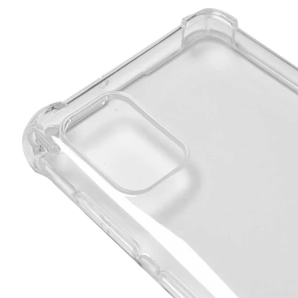 Samsung Galaxy A31 Kılıf Nitro Anti Shock Darbe Emici Köşe Korumalı Şeffaf Silikon Kapak - Resim 3