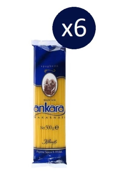 Ankara Spagetti 500 Gr / 6 Adet