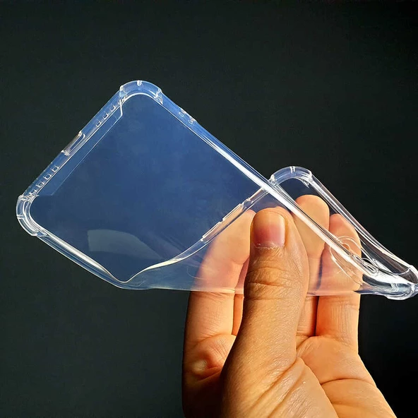 iPhone 12 Pro Max Kılıf Nitro Anti Shock Darbe Emici Köşe Korumalı Şeffaf Silikon Kapak - 2
