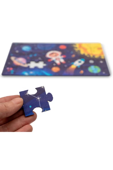Montessori Galaxy Ahşap 40 Parça Puzzle, Yapboz Seti / 1+ Yaş / Eğitici, öğretici ve Güvenli Çocuk Oyuncağı - 2